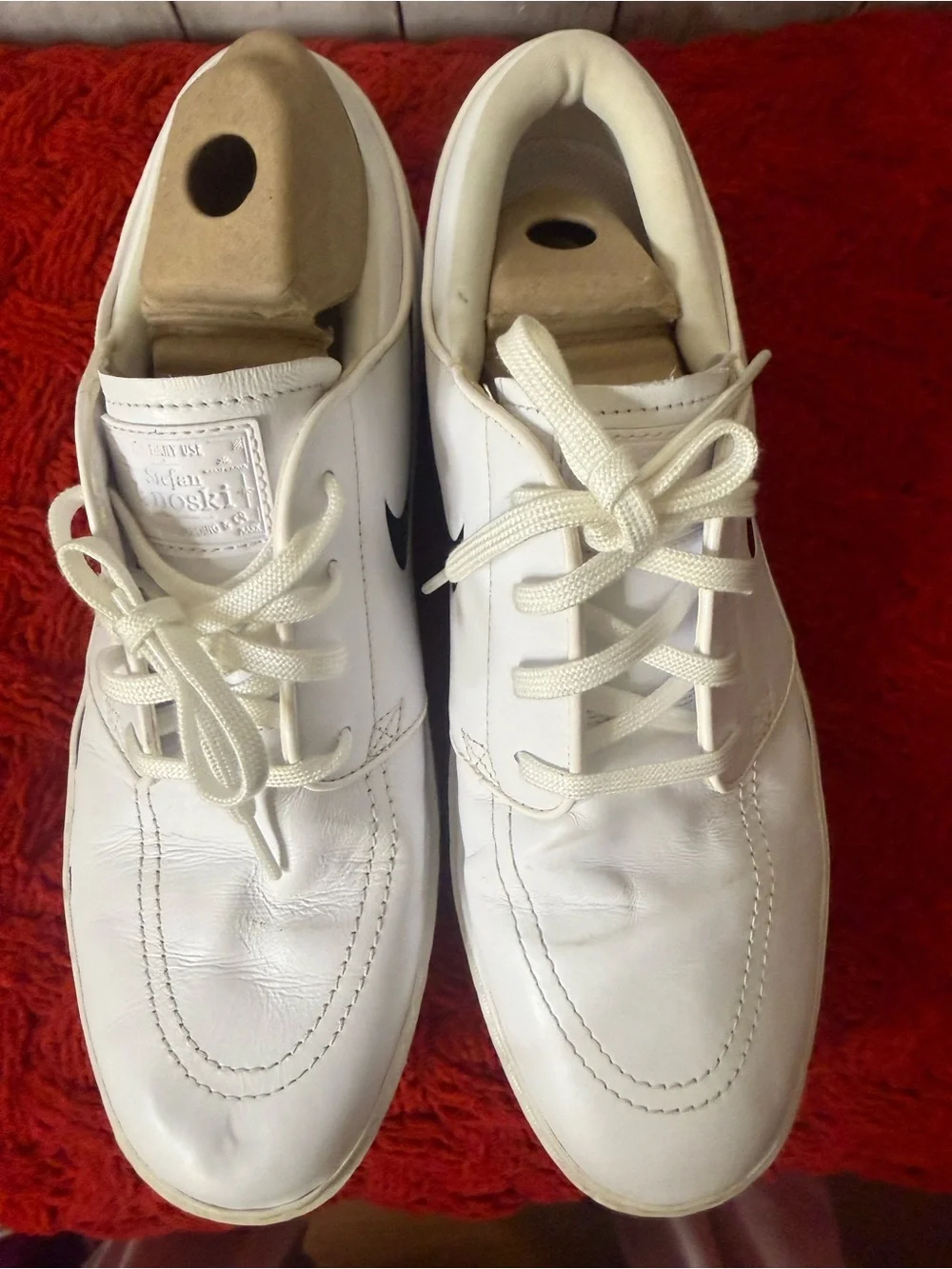 Men’s Nike SB Janoski G White Black Spikeless Golf Shoes AT4967-100 Size 12.5